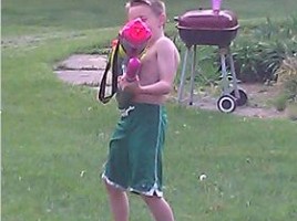 water gun fight birthday