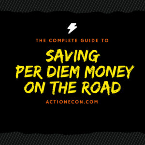 saving per diem money on the road