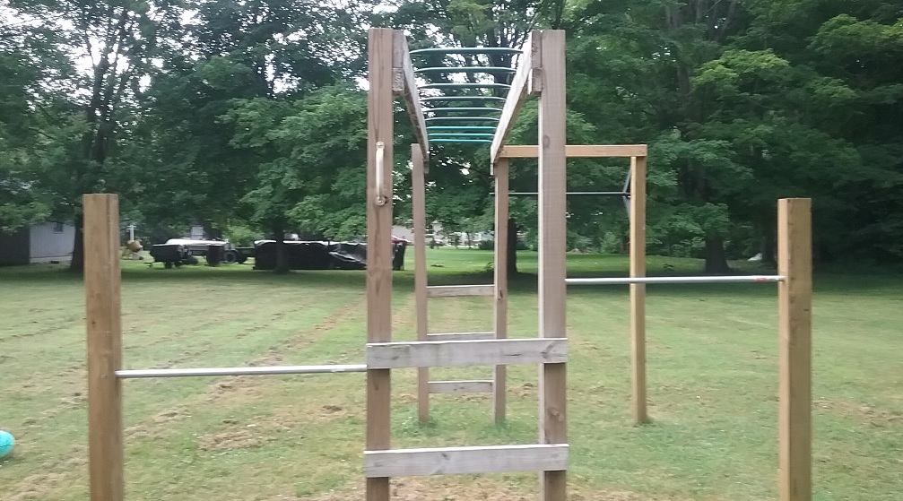 How To Build Monkey Bars: My $100 Backyard Design -Action ...
