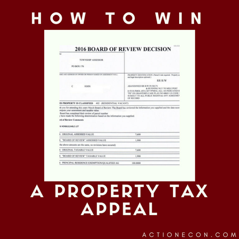 milton township property tax appeal