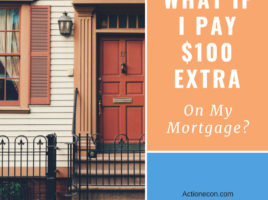 What if i pay $100 extra on my mortgage